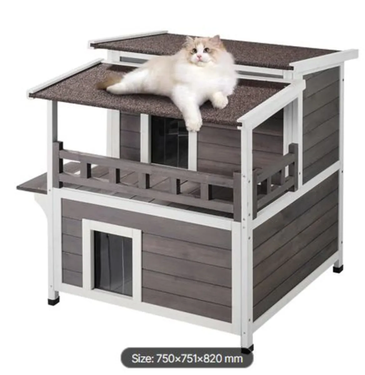 Outdoor Cat House Weatherproof, Feral Cat Shelter - Image 1