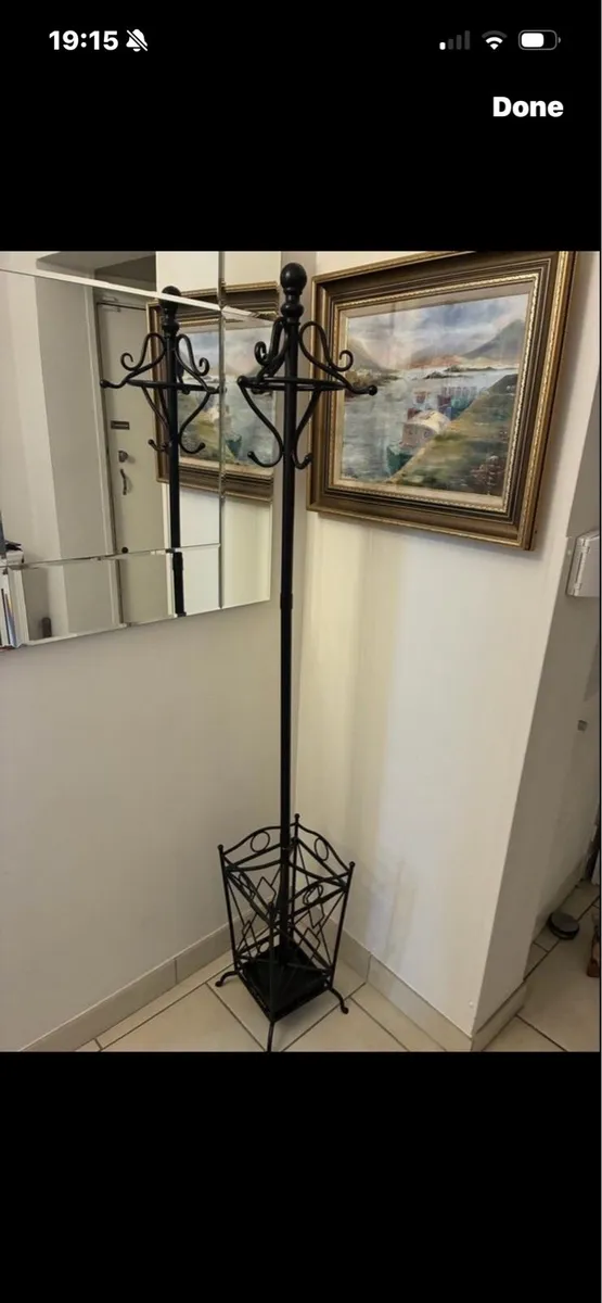 Metal Ciat/ Umbrella Stand - Image 1