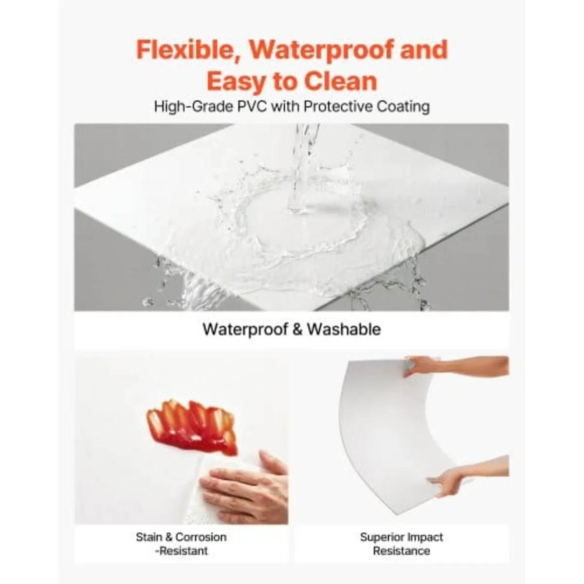 605x605mm PVC Ceiling Tiles 12-Pack Drop Ceiling P - Image 4