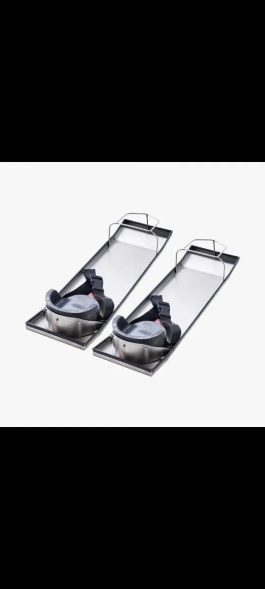 Concrete Knee Boards Stainless Steel, 28'' x 8'' C - Image 1