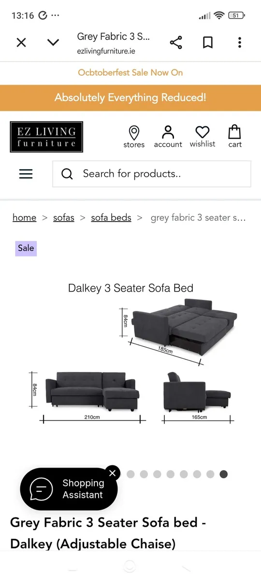 Sofa bed - Image 3