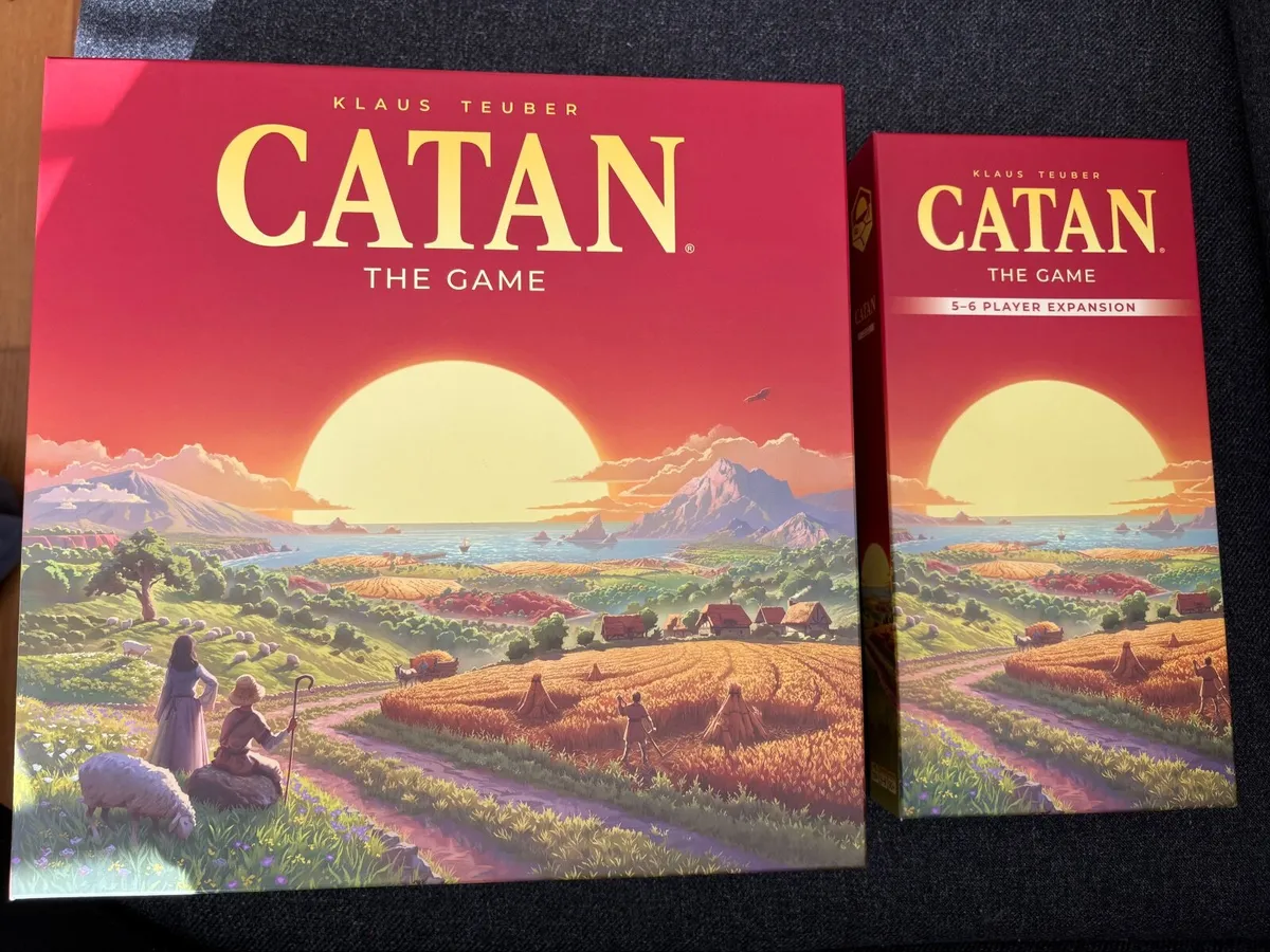 Catan base game plus extra 5-6 player extension
