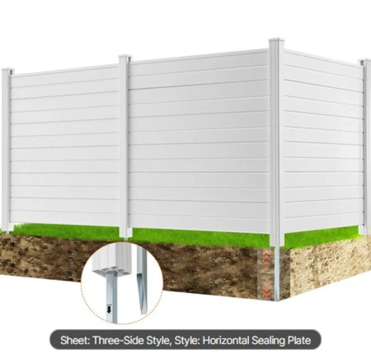 Outdoor Privacy Screens,50" W x 50"H Air Condition - Image 1