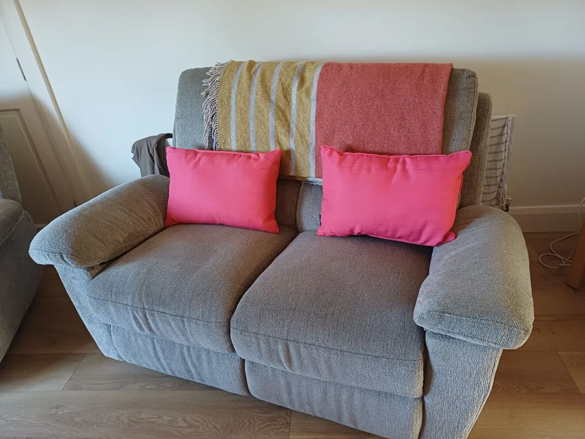 2 seater sofa + recliner - Image 2