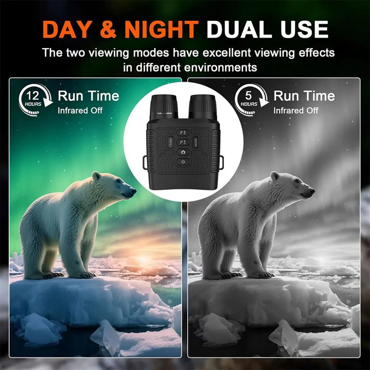 Night Vision Telescope 2.5K FHD 30MP Binocular - Image 1