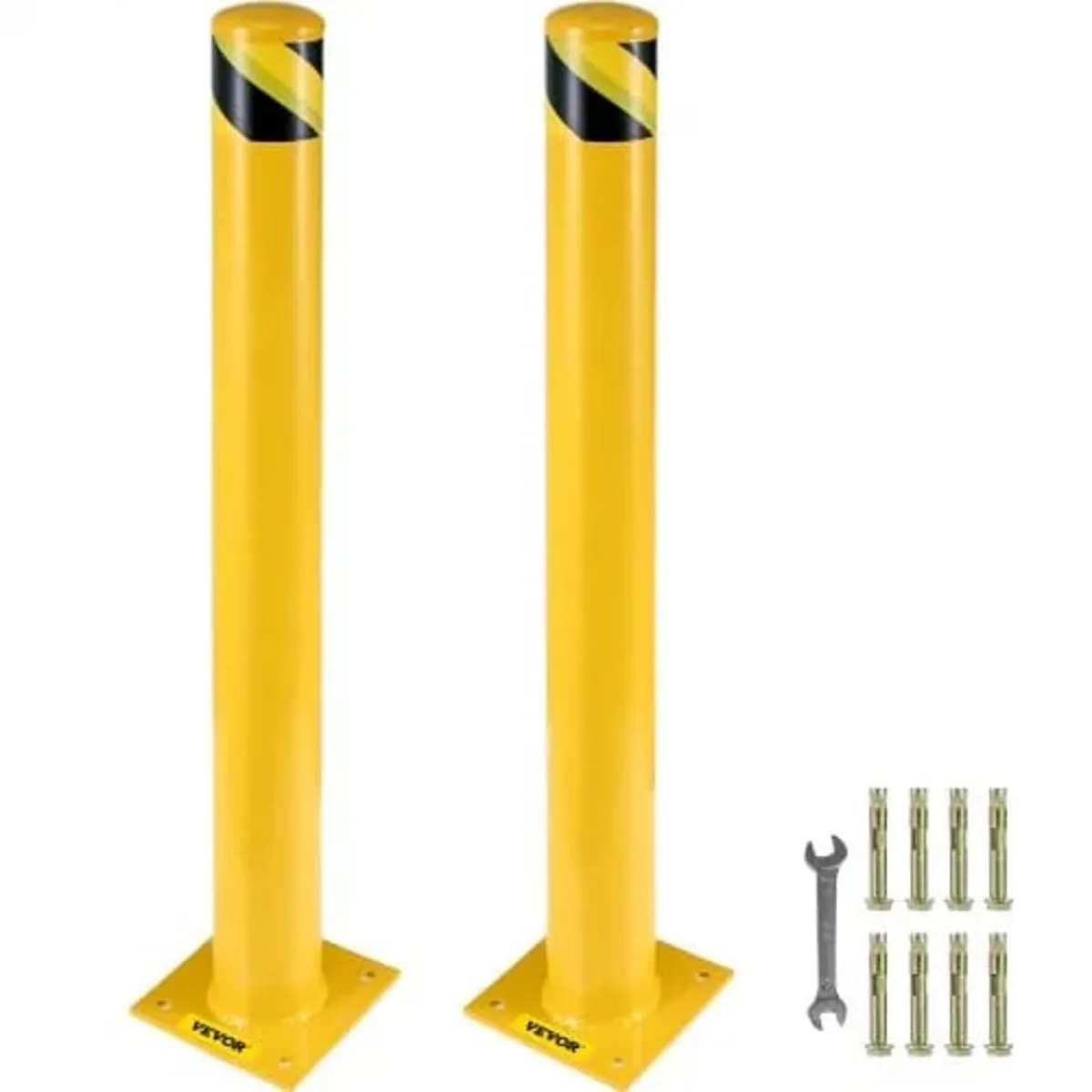 Safety Bollard, 48 Inch Height Bollard Post, 4.5 I - Image 1