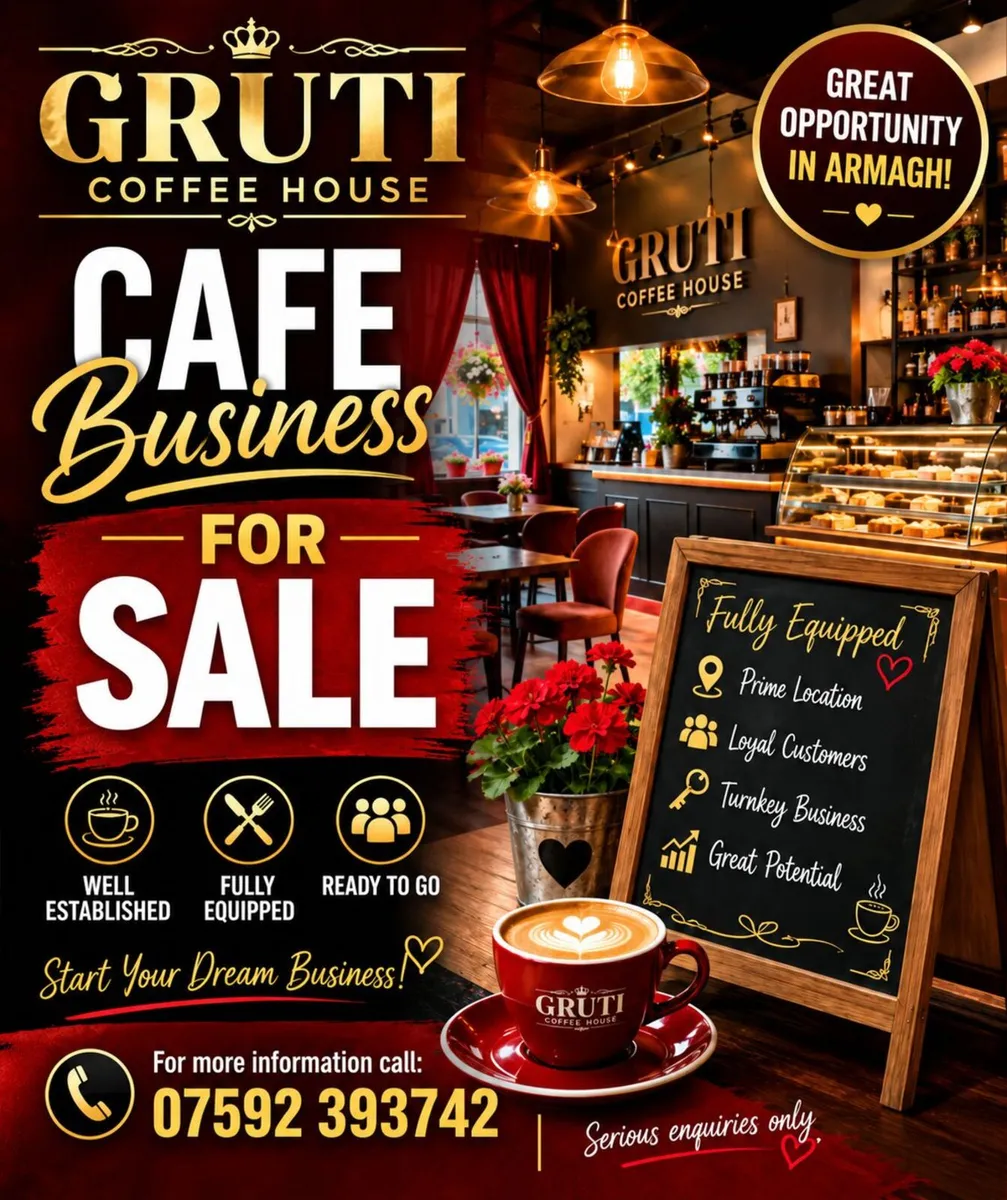 Cafe / Shop business for sale in Armagh -Thomas St - Image 1