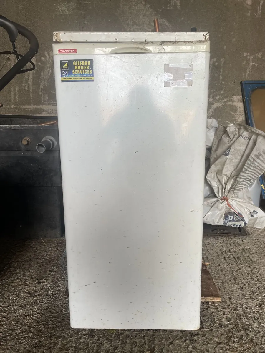 Oil boiler, boiler chimney, water tank, heat pump - Image 1