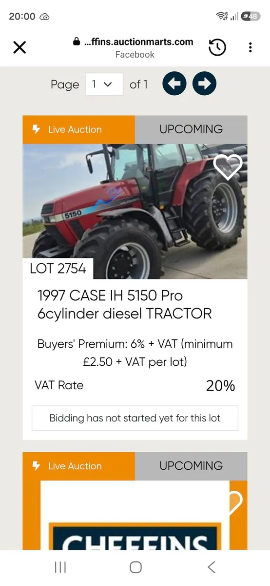 Case 5150 pro          auction!!!! - Image 1