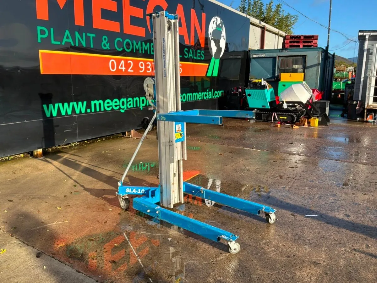 2023 Genie Sla10 manual material lift.......739v. - Image 2