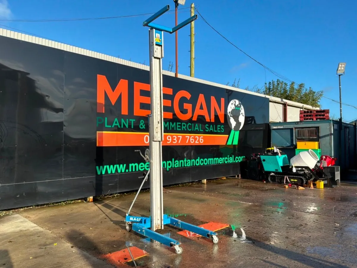 2023 Genie Sla10 manual material lift.......739v. - Image 4