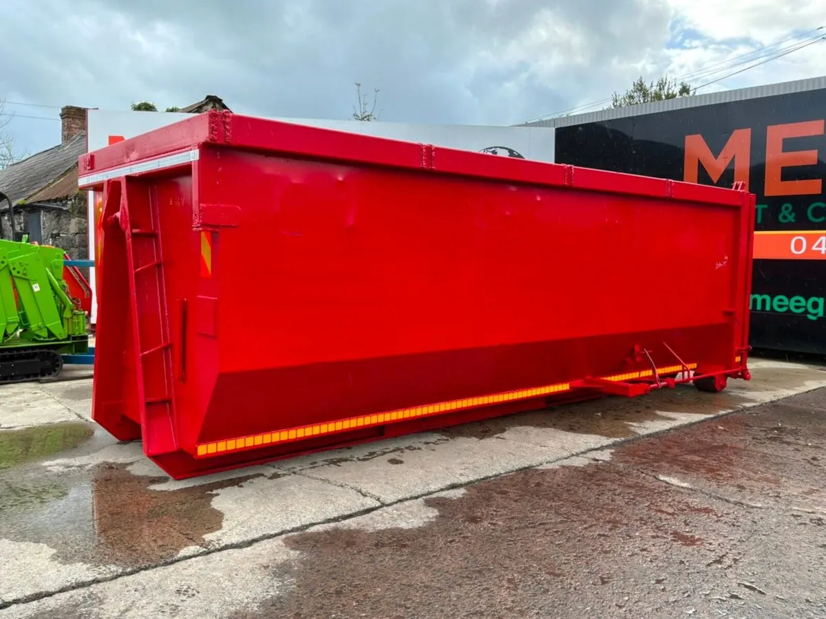 35yds food waste hook loader skip.roll on / roll o - Image 3