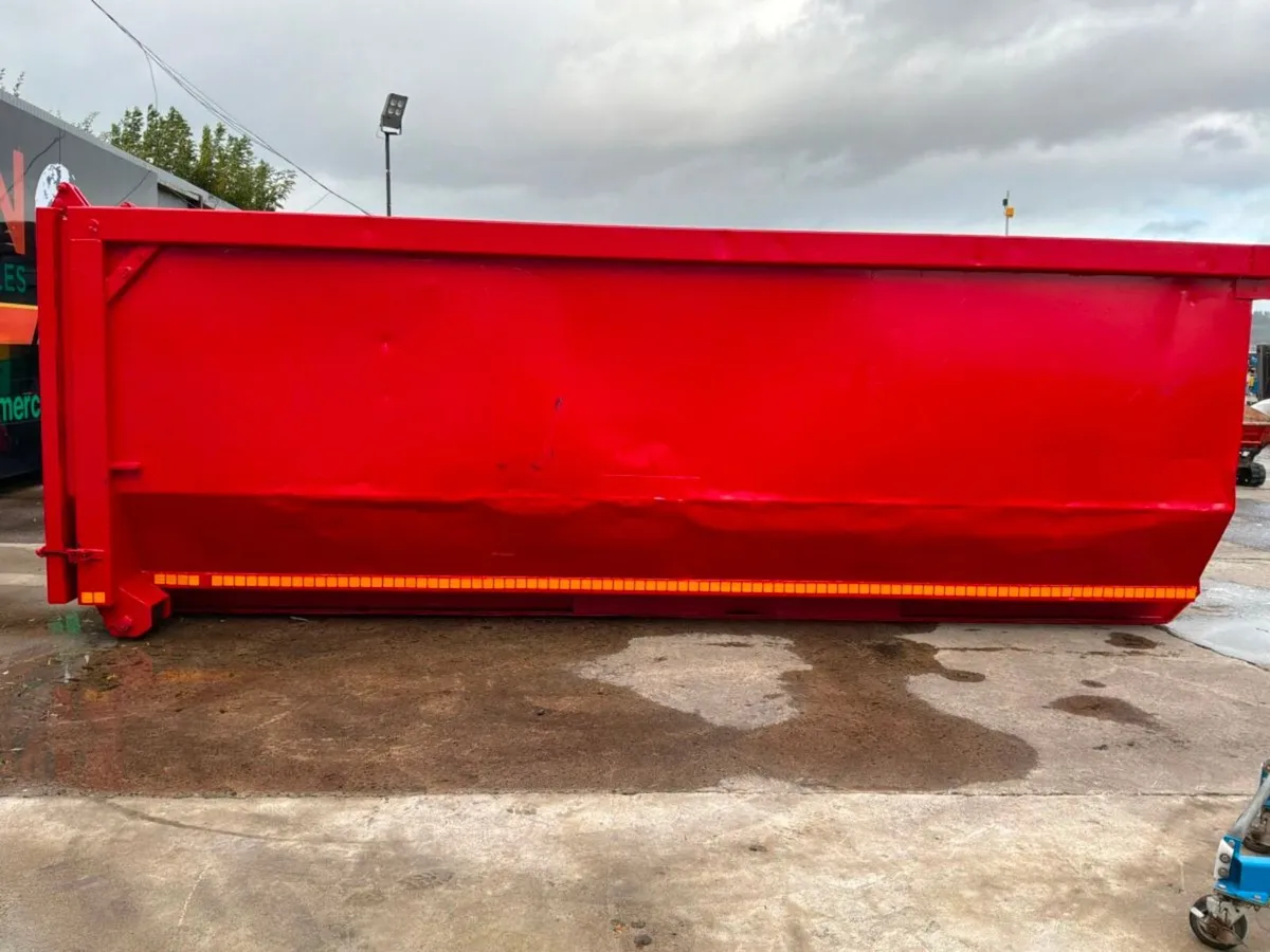 35yds food waste hook loader skip.roll on / roll o - Image 4
