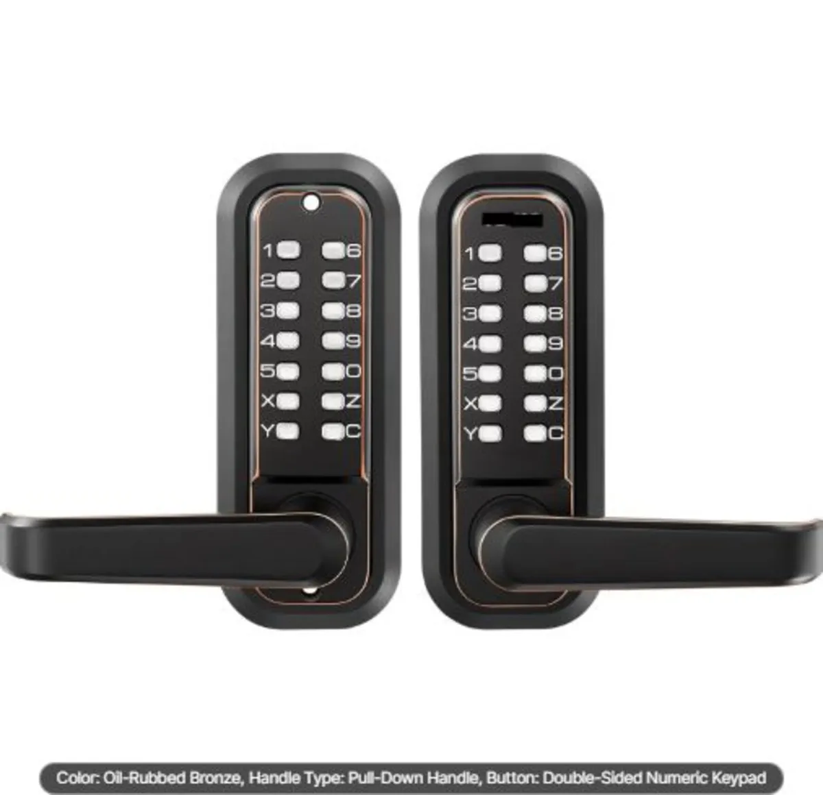 Mechanical Keyless Entry Door Lock,2.0 Code Upgrad - Image 1