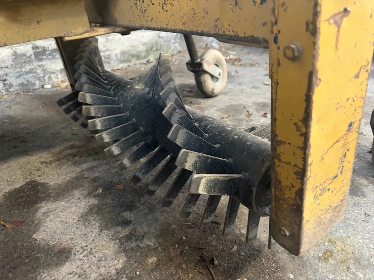 Blec Stone Rake with 2 wheel honda tractor - Image 4
