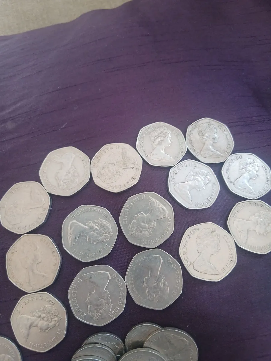 British 50 pences - Image 2