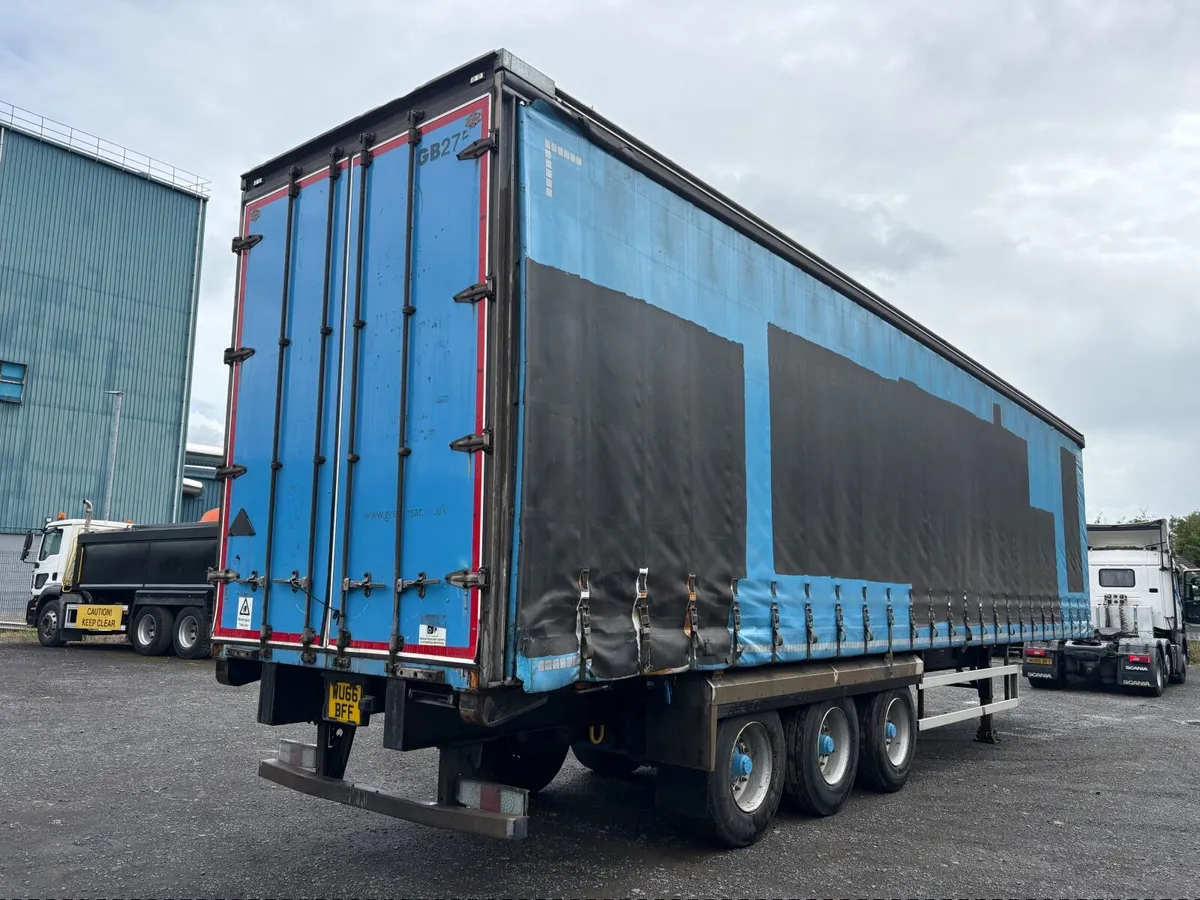 2019 Cartwright 4.5Mt Triaxle Curtainside Trailer - Image 4