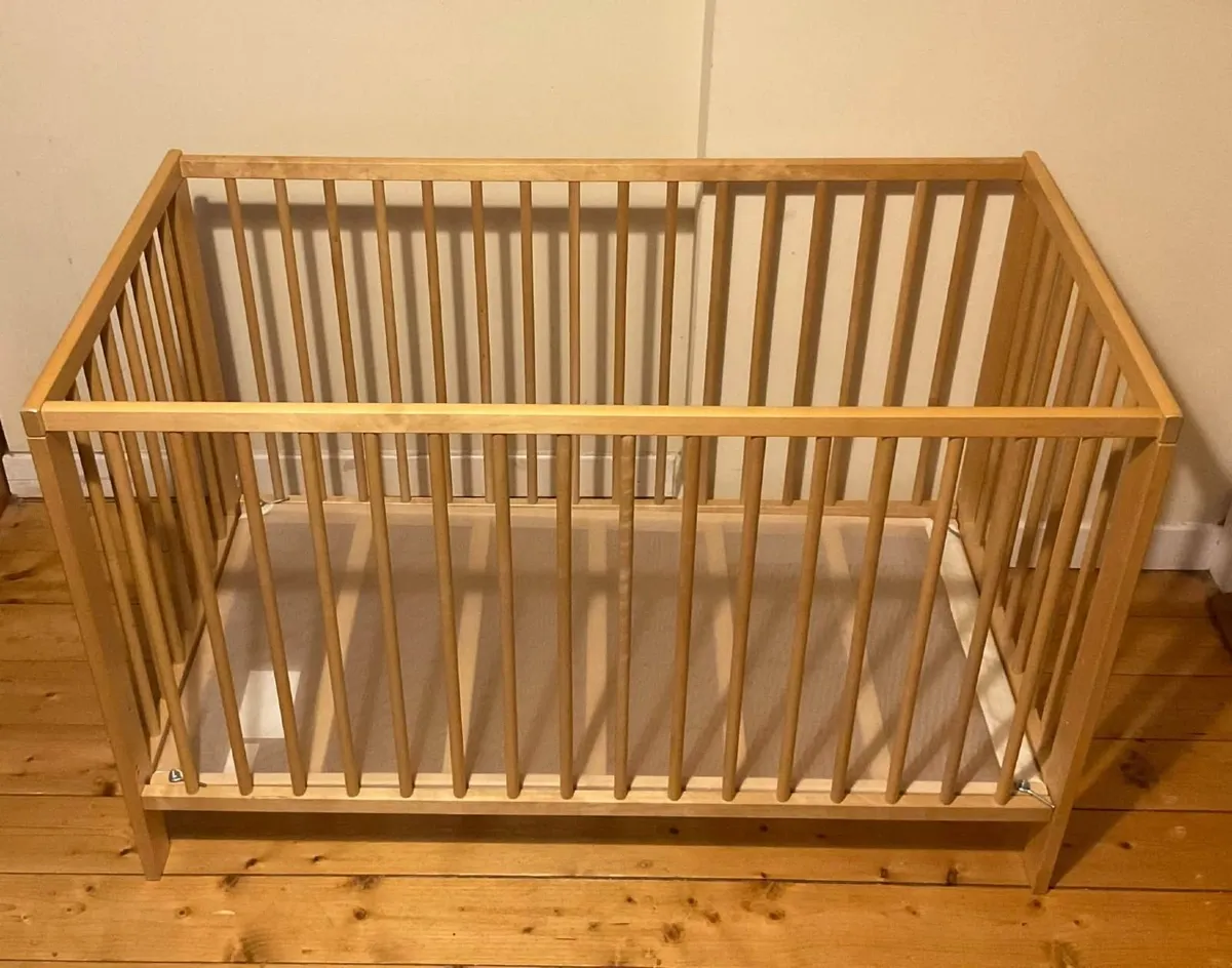 Wooden Baby Cot – Excellent Condition - Image 2