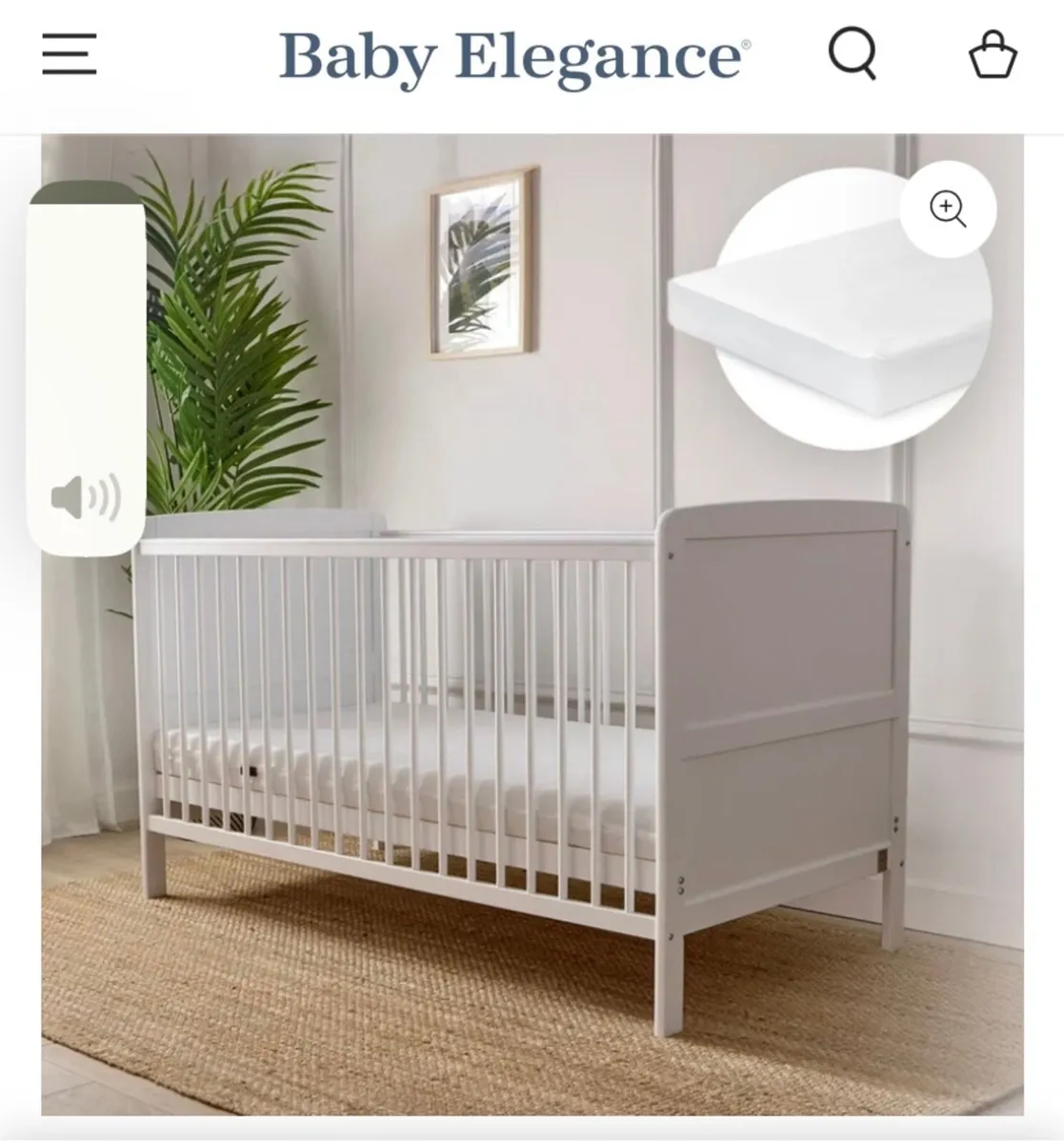 Baby Elegance Travis Cot Bed - Image 4