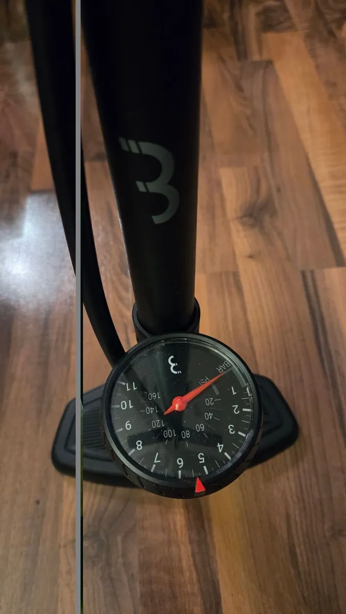 BBB Cycling floor pump with pressure gauge - Image 2