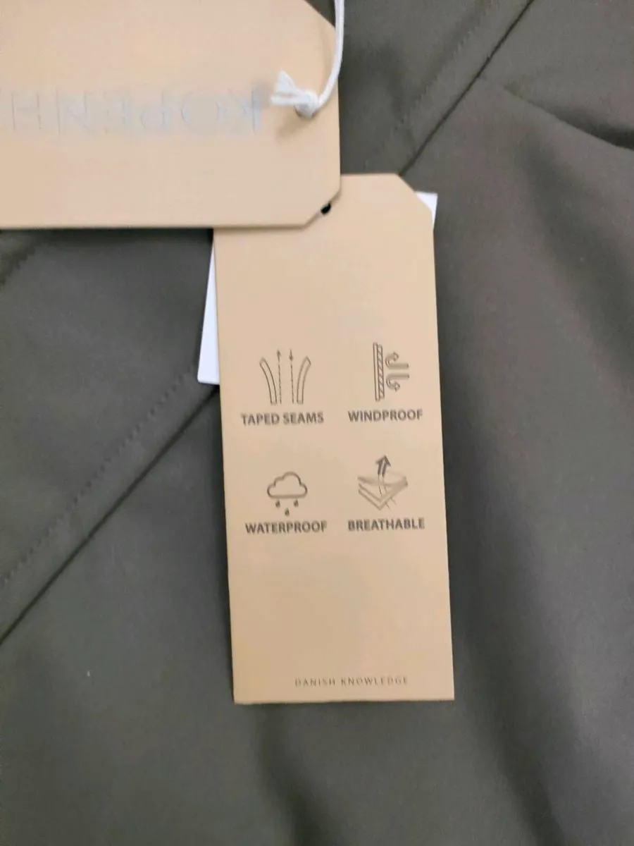 KPH Kopenhaken Waterproof Parka Jacket Mens Large - Image 3