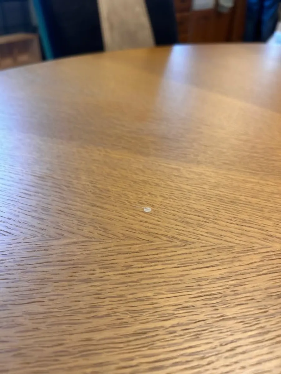 Solid Oak Circular Dining Table - Image 2