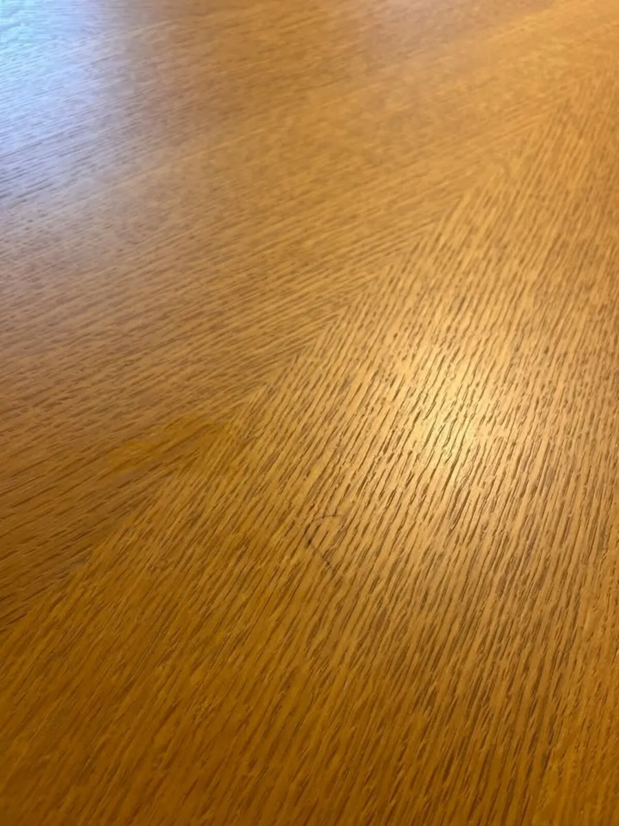 Solid Oak Circular Dining Table - Image 3