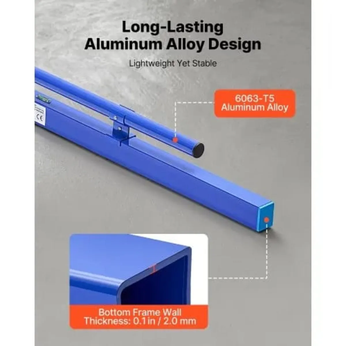 Concrete Screed 1200 mm Manual Screed Board Alumin - Image 4