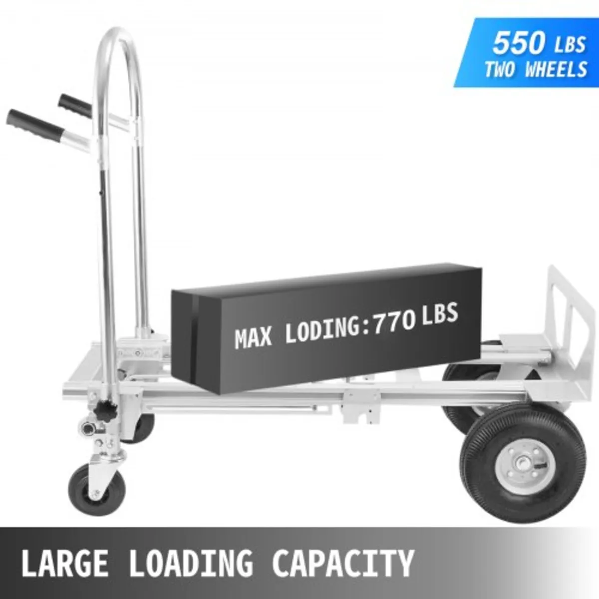 3 In 1 Aluminum Folding Sack Truck Hand Trolley Ca - Image 2