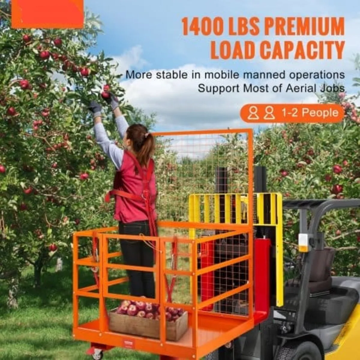 Forklift Safety Cage Work Platform 109 x 114.3 cm - Image 3