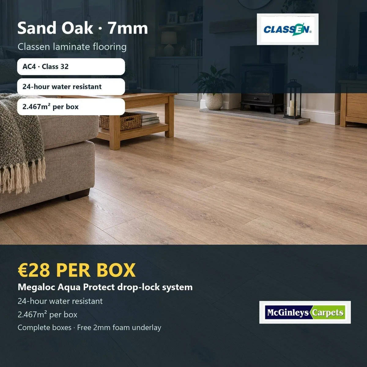 German 7mm Classen Drop Lock Laminate - Image 1