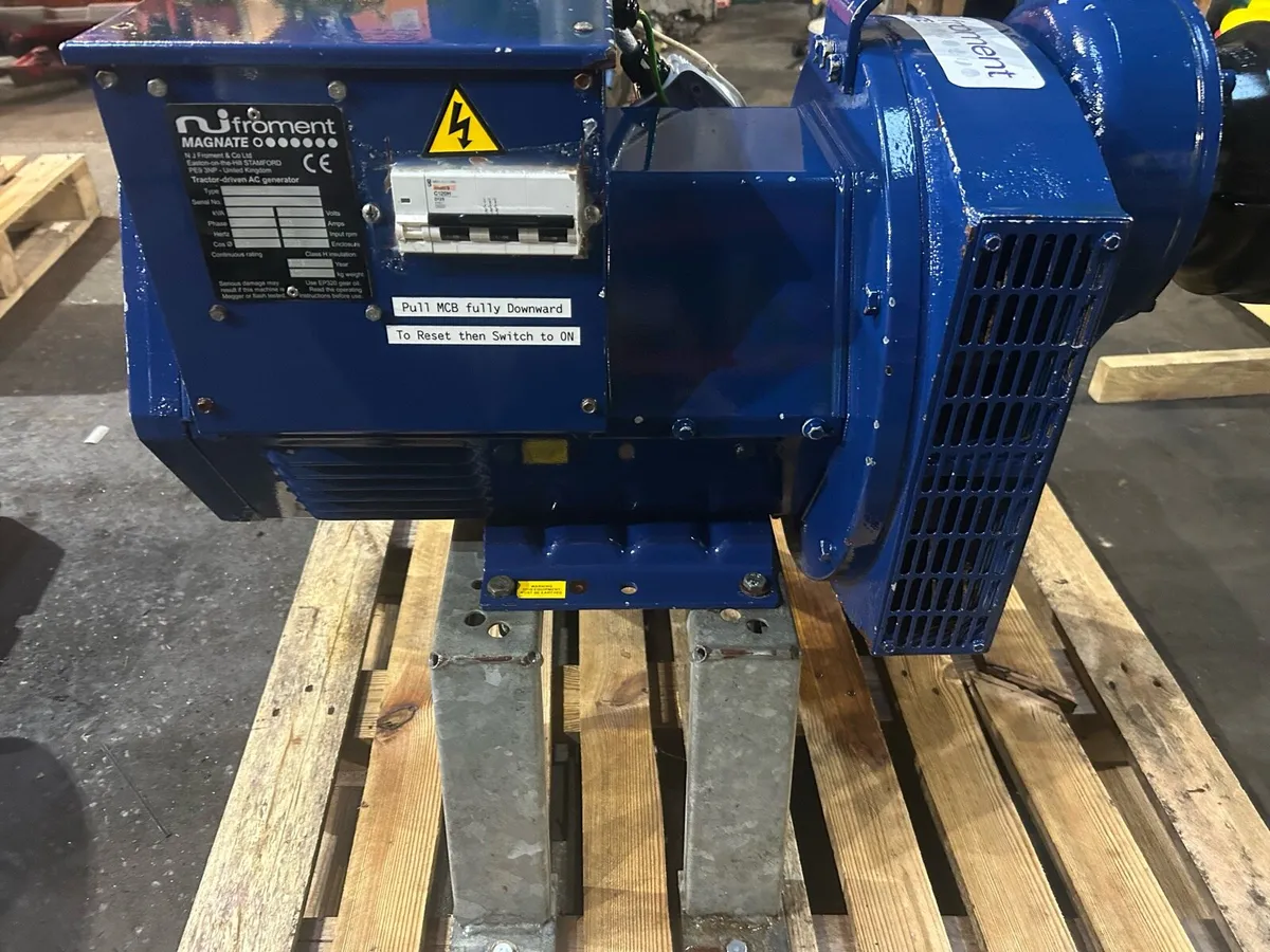 PTO Generator ( Nj Froment UK ) 28KVA - Image 1