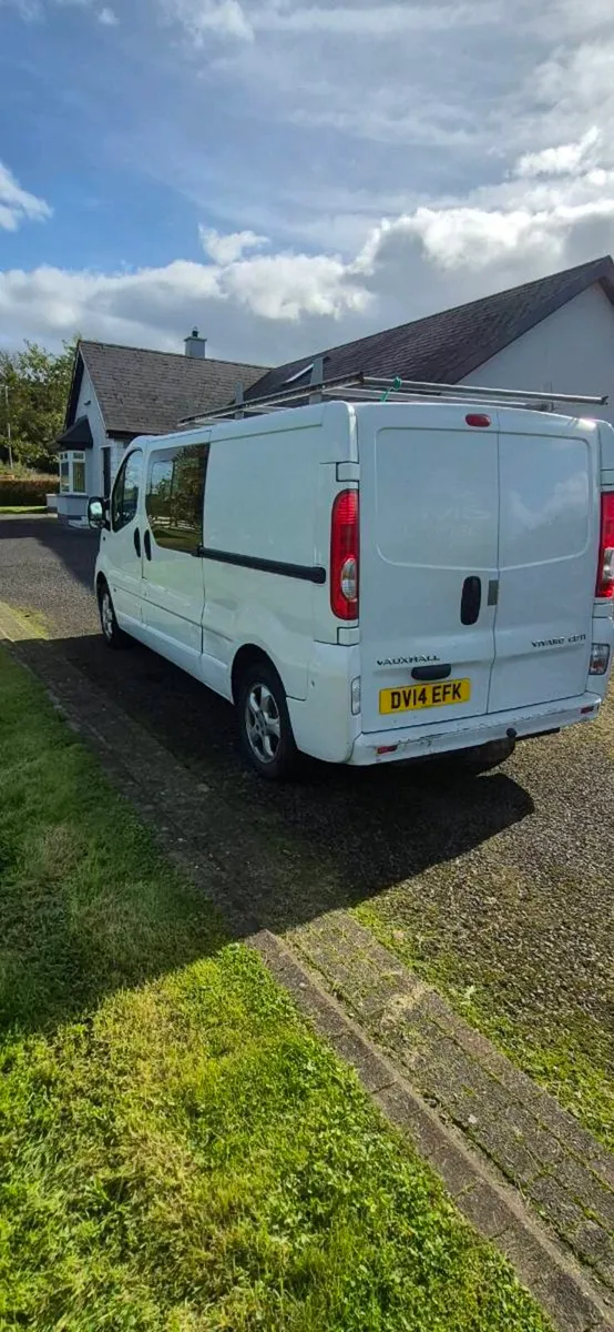 Vauxhall vivaro Crewe cab van - Image 4