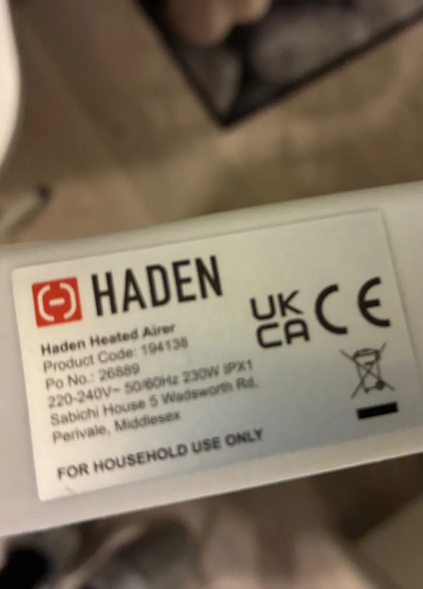 Heated Clothes Airer - Image 1