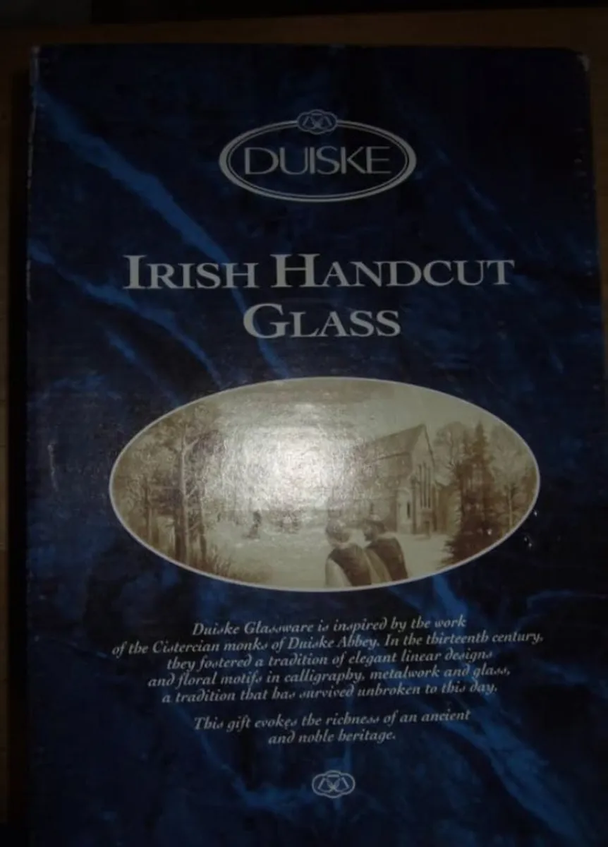 Vintage Duiske Crystal Lidded Pedestal Candy Jar - Image 4