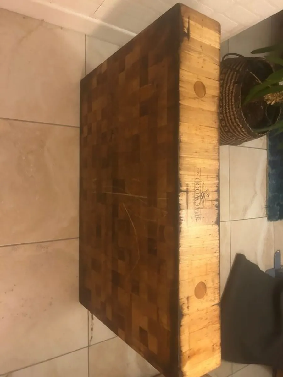Massive Rustic Maple Butchers Block ( 900x600x150 ) - Perfect kitchen Island Centrepiece - Image 2