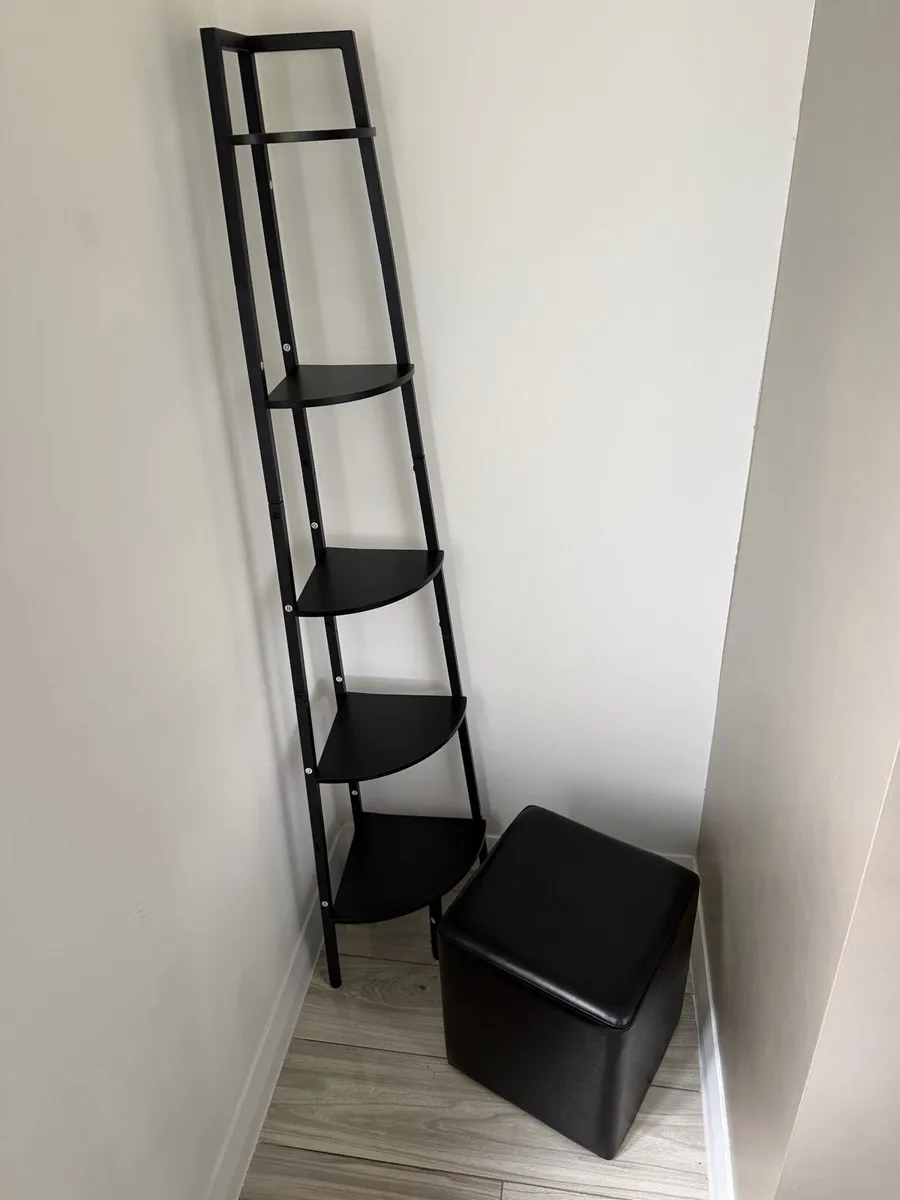 Corner shelf and chair NEW - Image 1