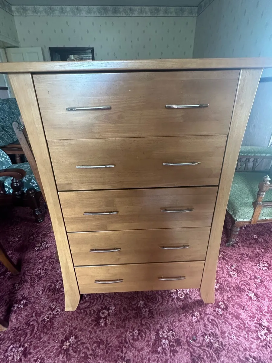 Wooden Chest of Drawers - Image 1