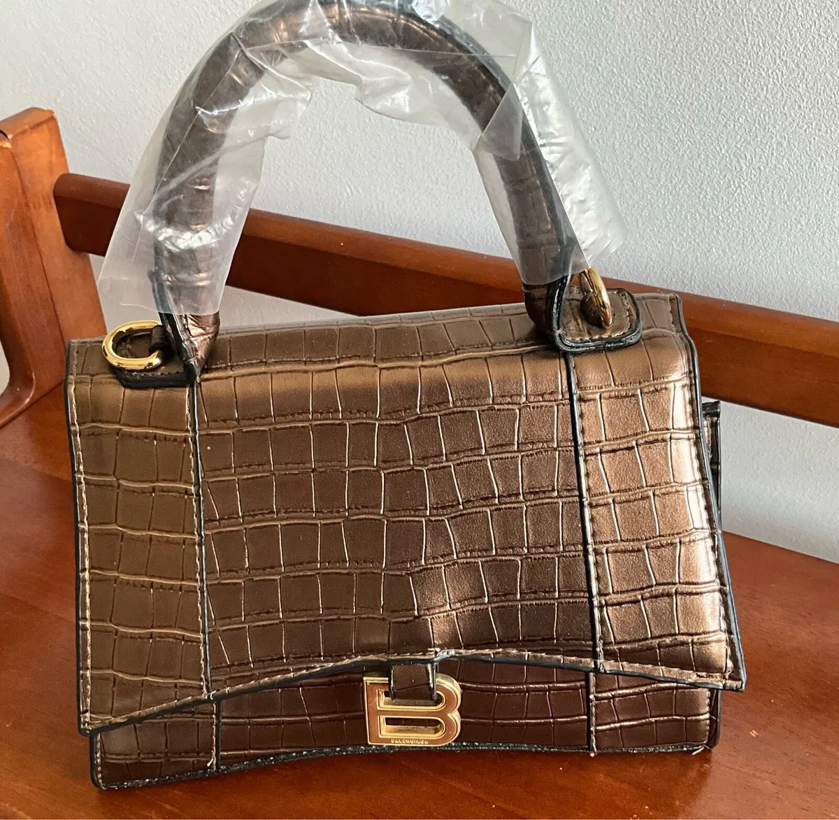 BALENCIAGA Handbag with Handle & Shoulder Strap - Image 2