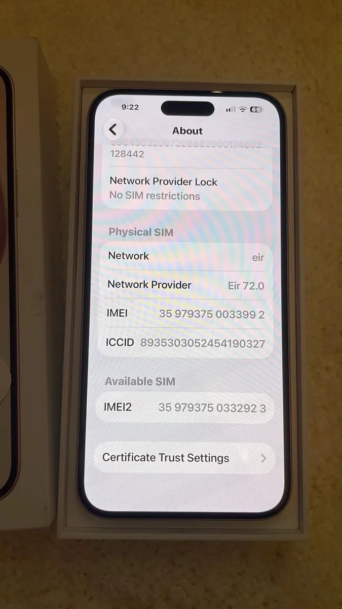 iPhone 15 plus sim free 128GB pink with box access - Image 2