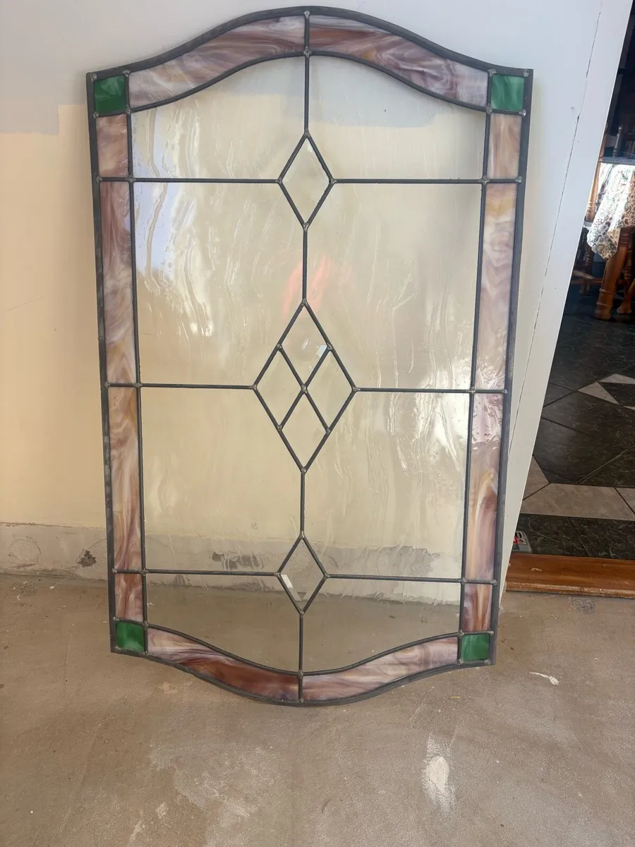 Leaded glass panels