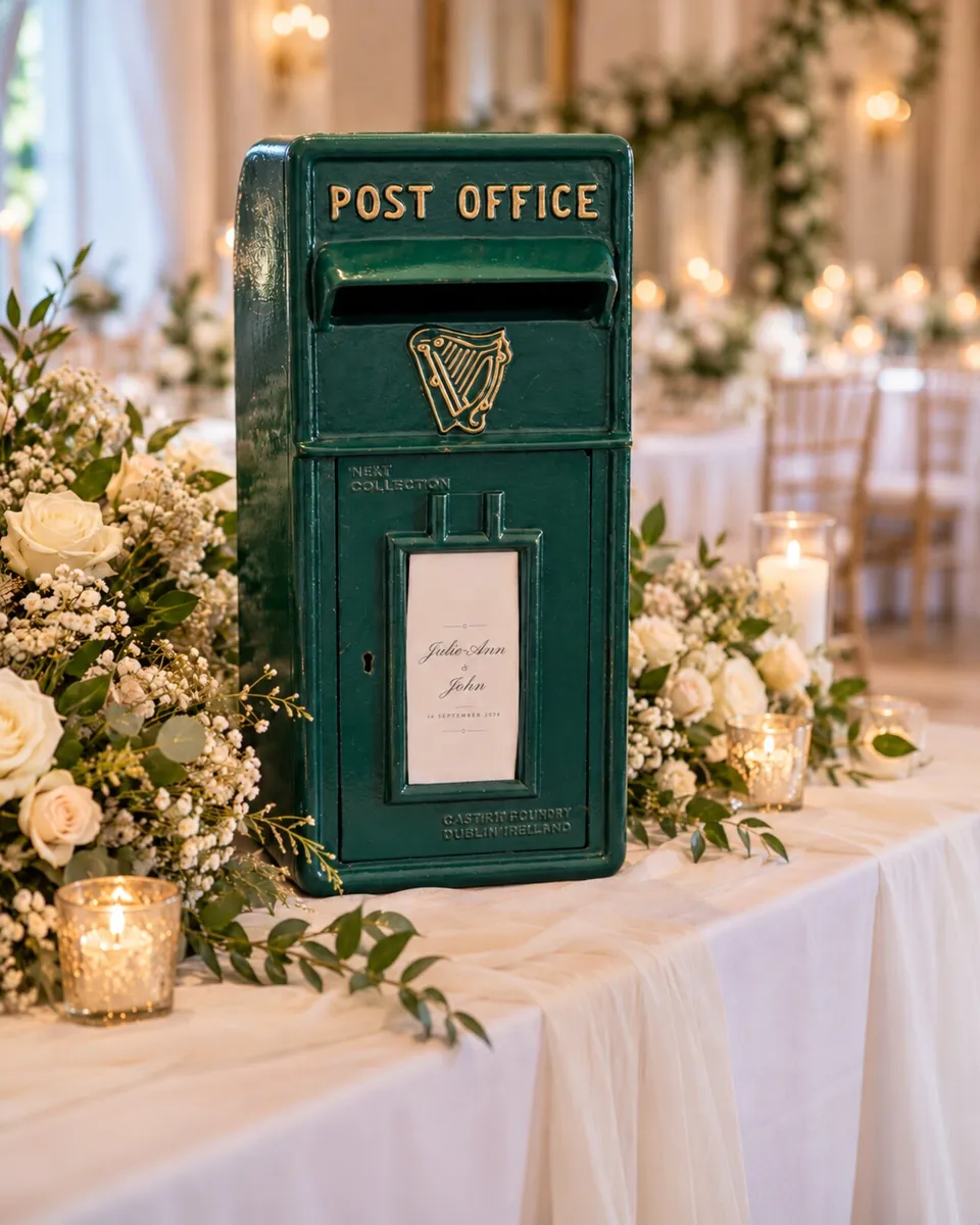 Wedding Post Box/ Postbox Hire- Lockable card box - Image 1