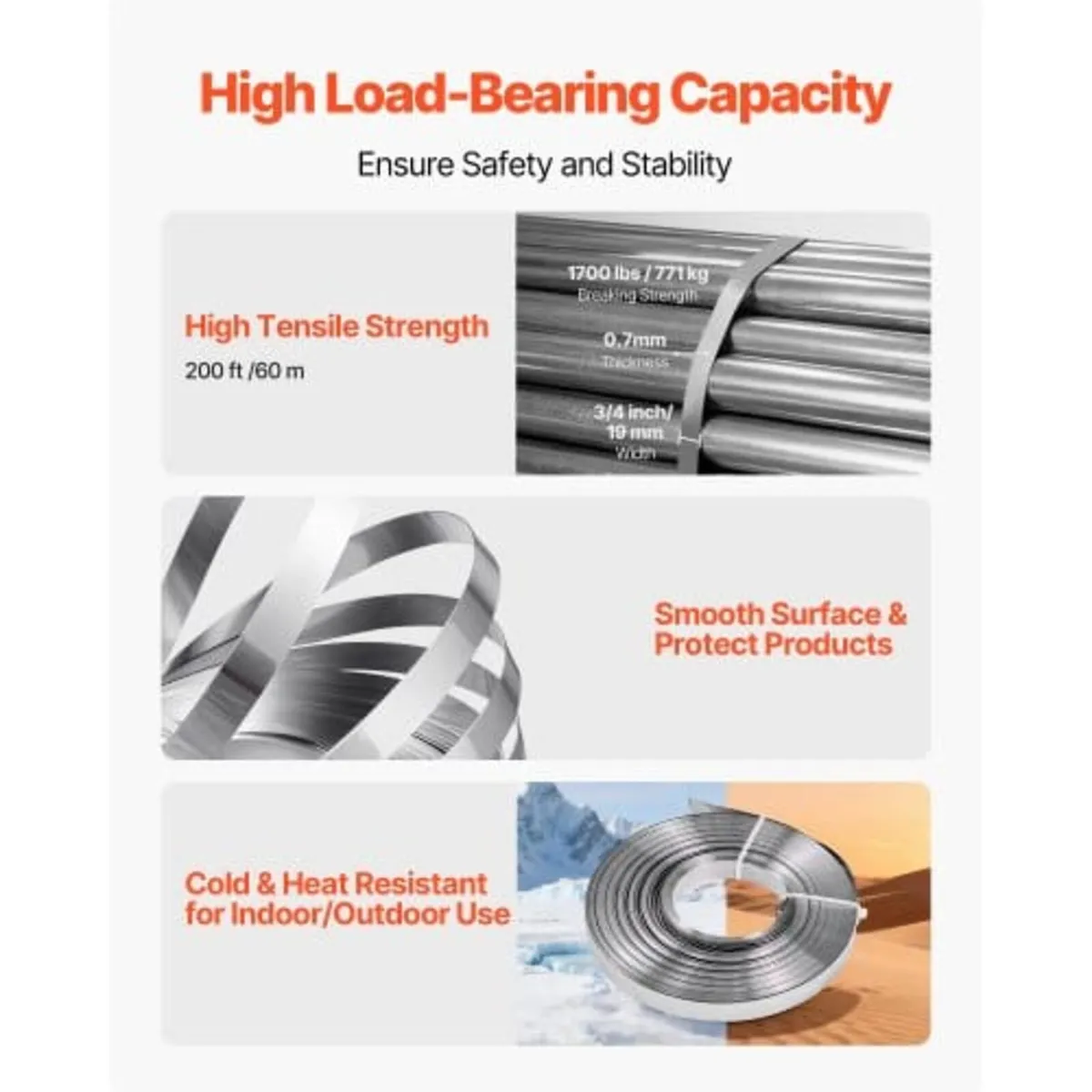 Steel Banding Strapping Kit, Heavy Duty Banding Se - Image 2