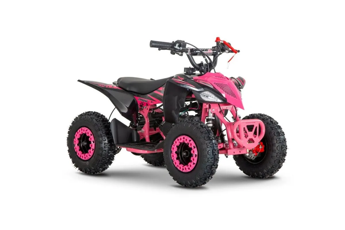 Mini KLF 50cc Kids Petrol Quad – Pink