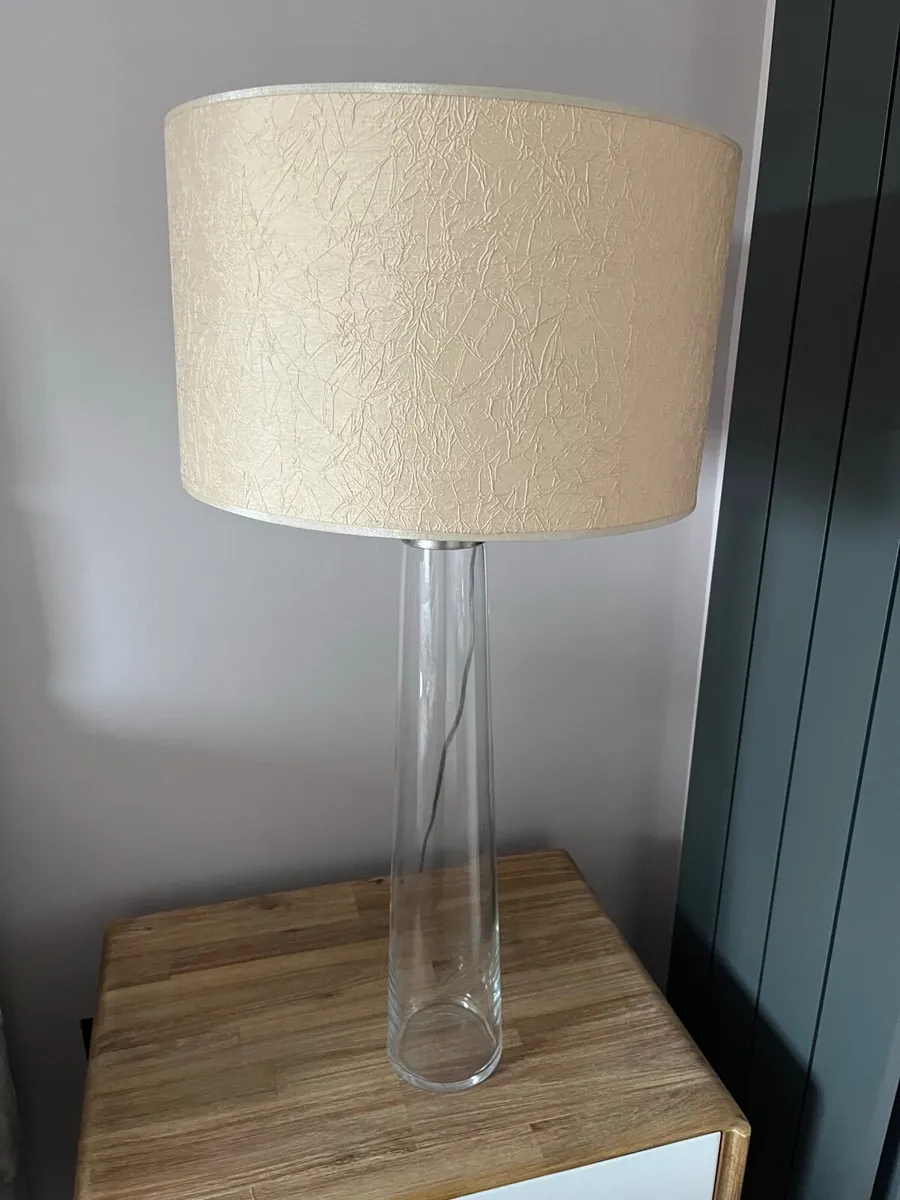 Pair of Glass based Table lamps - Image 1