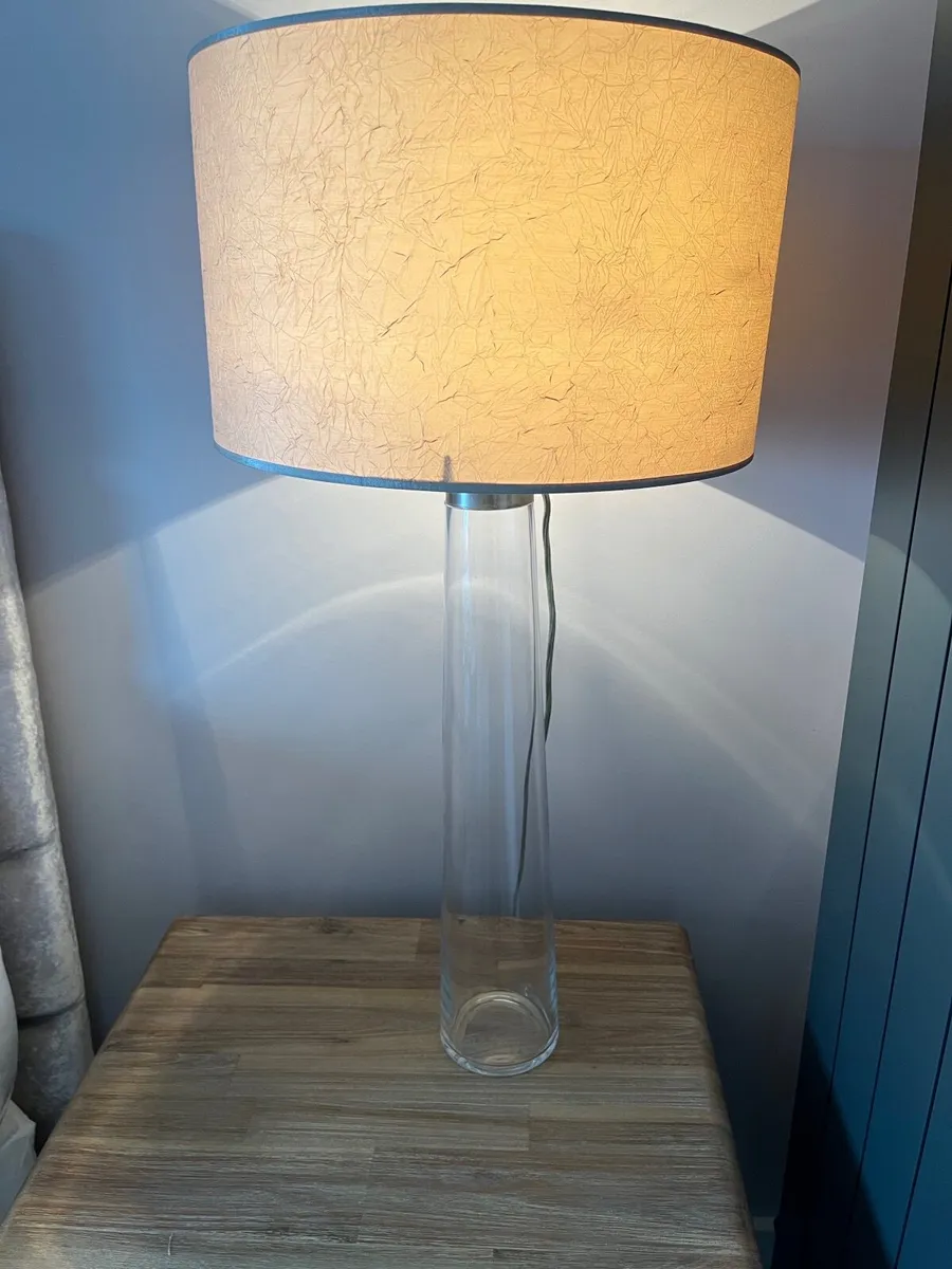Pair of Glass based Table lamps - Image 2