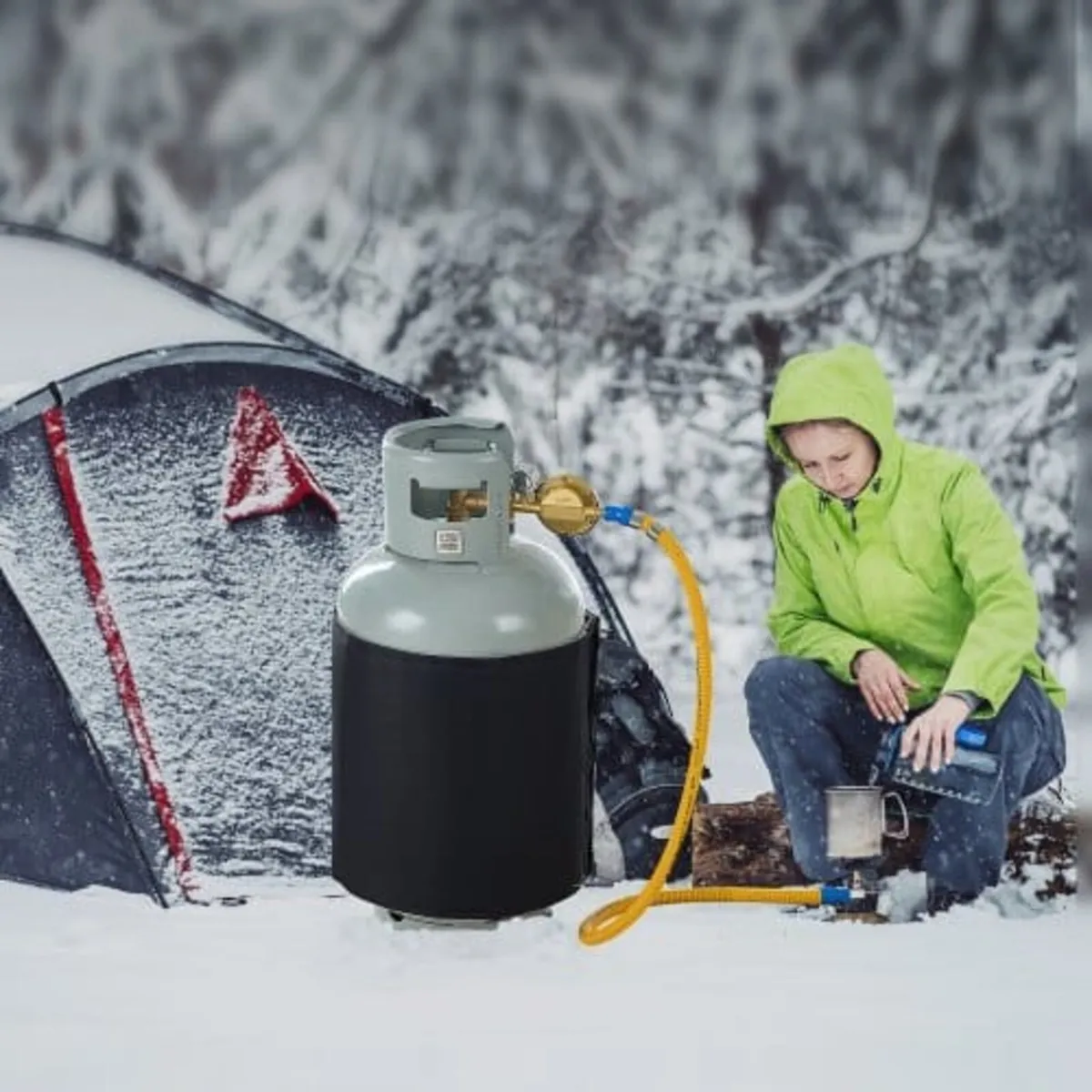 Insulated Band Style Gas Cylinder Warmer for 18.1 - Image 4