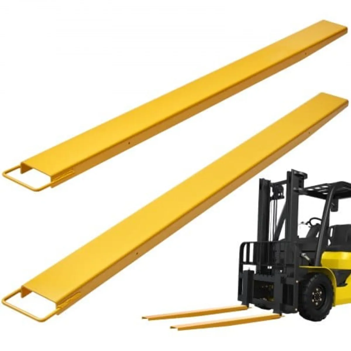 Pallet Fork Extensions, 84" Length 5.5" Width, Hea - Image 1