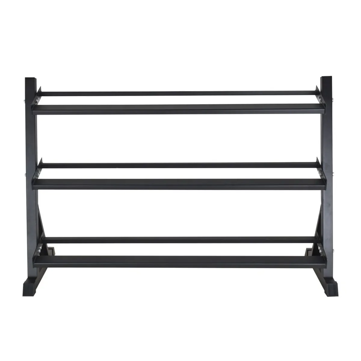 3 Tier (Extra Long) 12 Pair Dumbbell Rack - Gym - Image 2