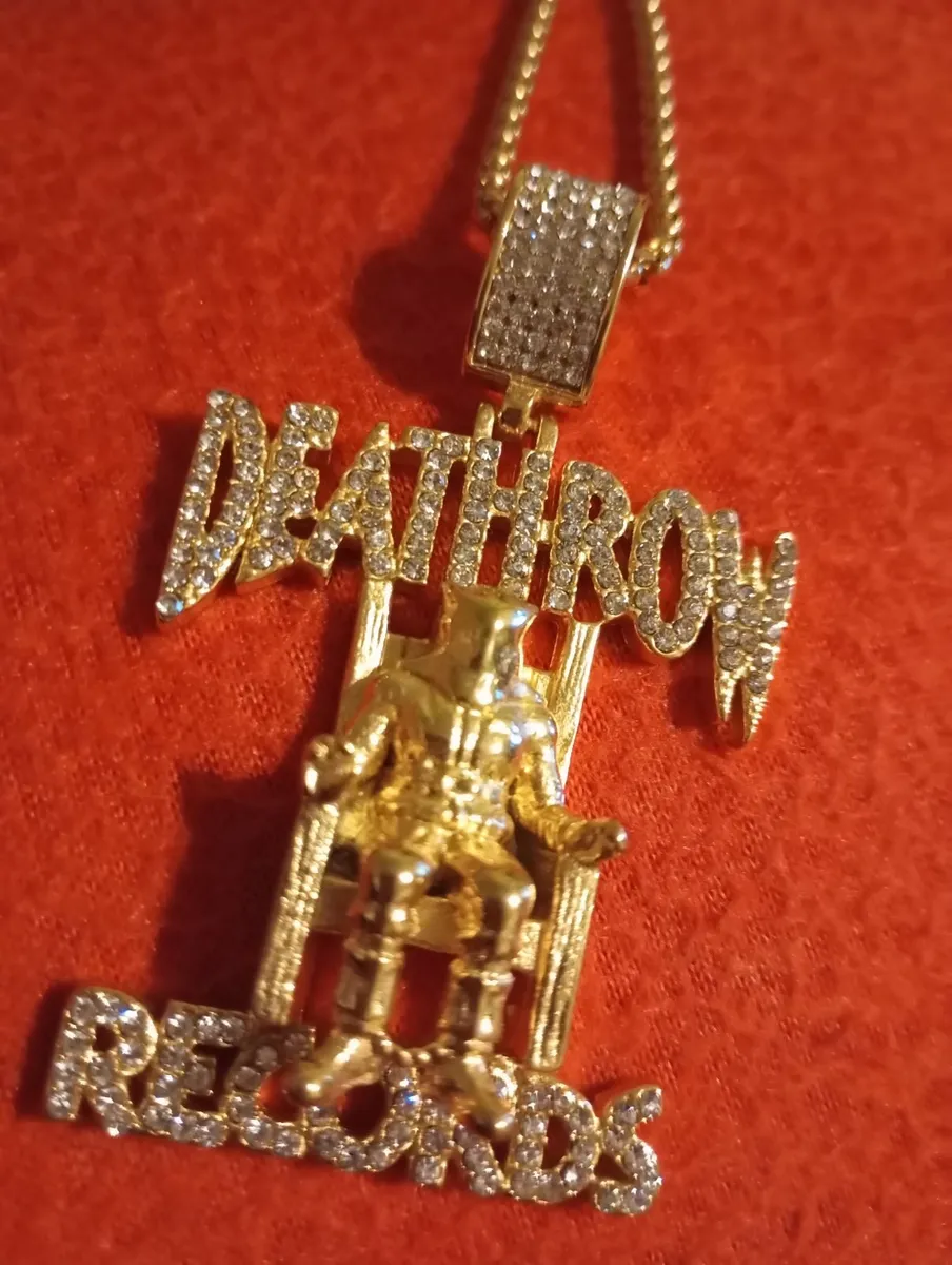Death row records pendant and chain tupac - Image 1
